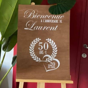 Panneau de bienvenue