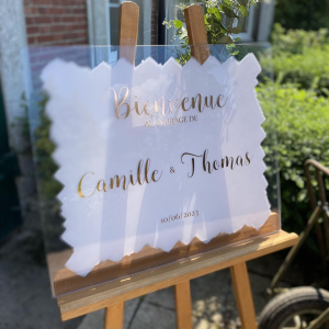 Panneau de bienvenue